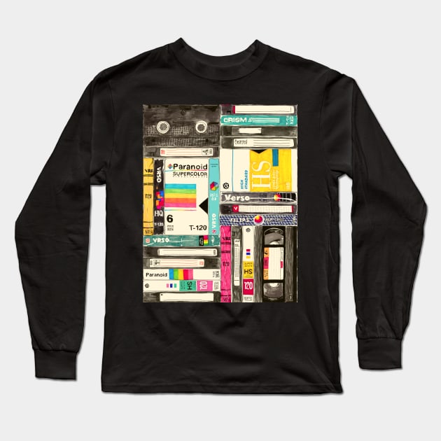 Paranoid Long Sleeve T-Shirt by mathiole